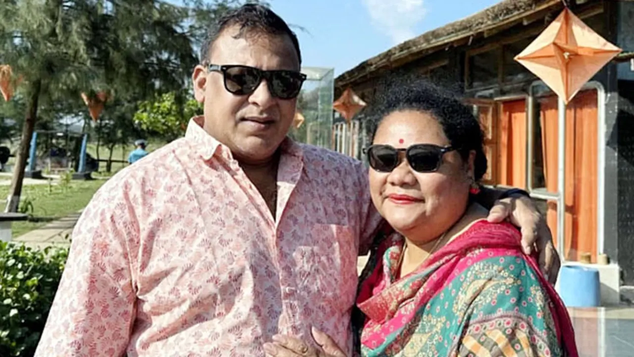 সৈয়দ নজমুল আহসান ও তার স্ত্রী নাহিদ বিনতে আলমের। ছবি : সংগৃহীত