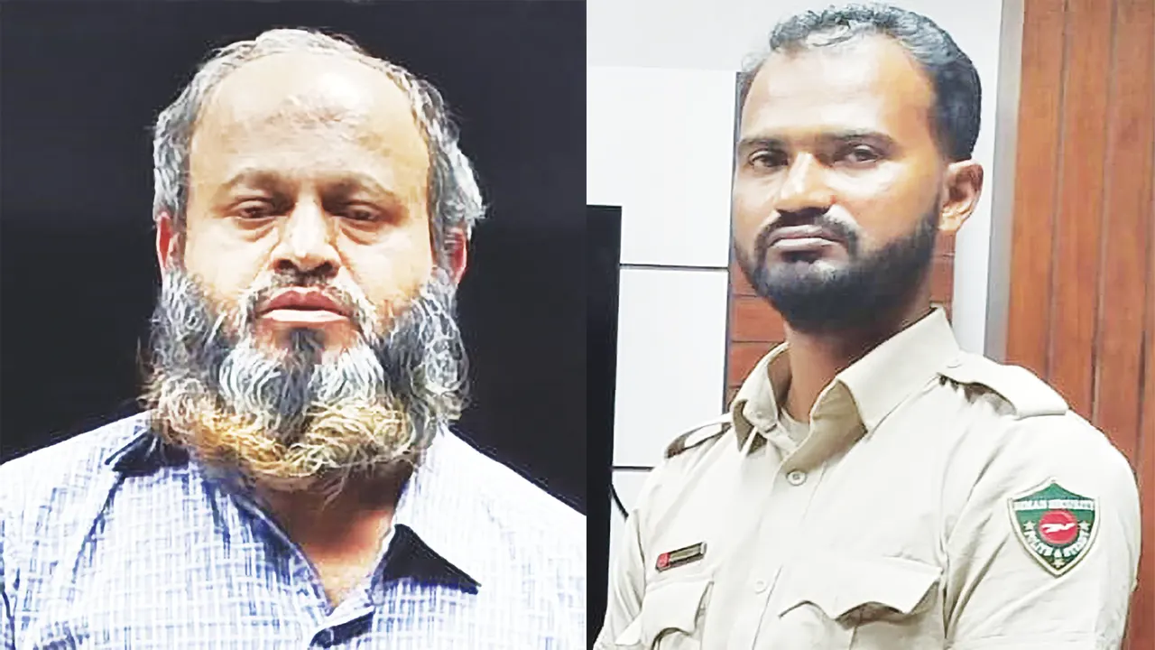 কবির হোসেন (বাঁয়ে) ও আসাদুজ্জামান। ছবি: সংগৃহীত