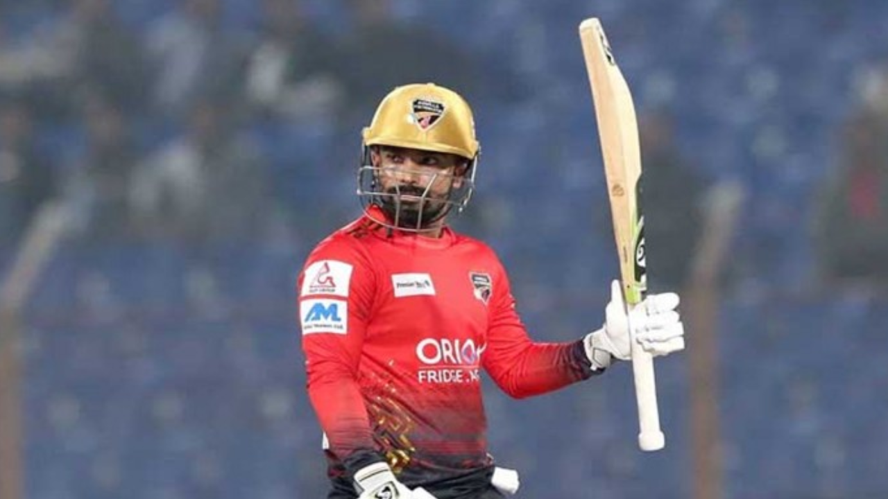 আম্পায়ারের সঙ্গে বাকবিতণ্ডায় জড়িয়ে শাস্তি পেলেন লিটন। ছবি : সংগৃহীত