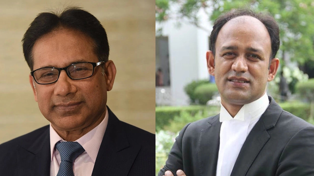 আব্দুস সালাম মুর্শেদী ও ব্যারিস্টার সৈয়দ সায়েদুল হক সুমন। ছবি :  সংগৃহীত