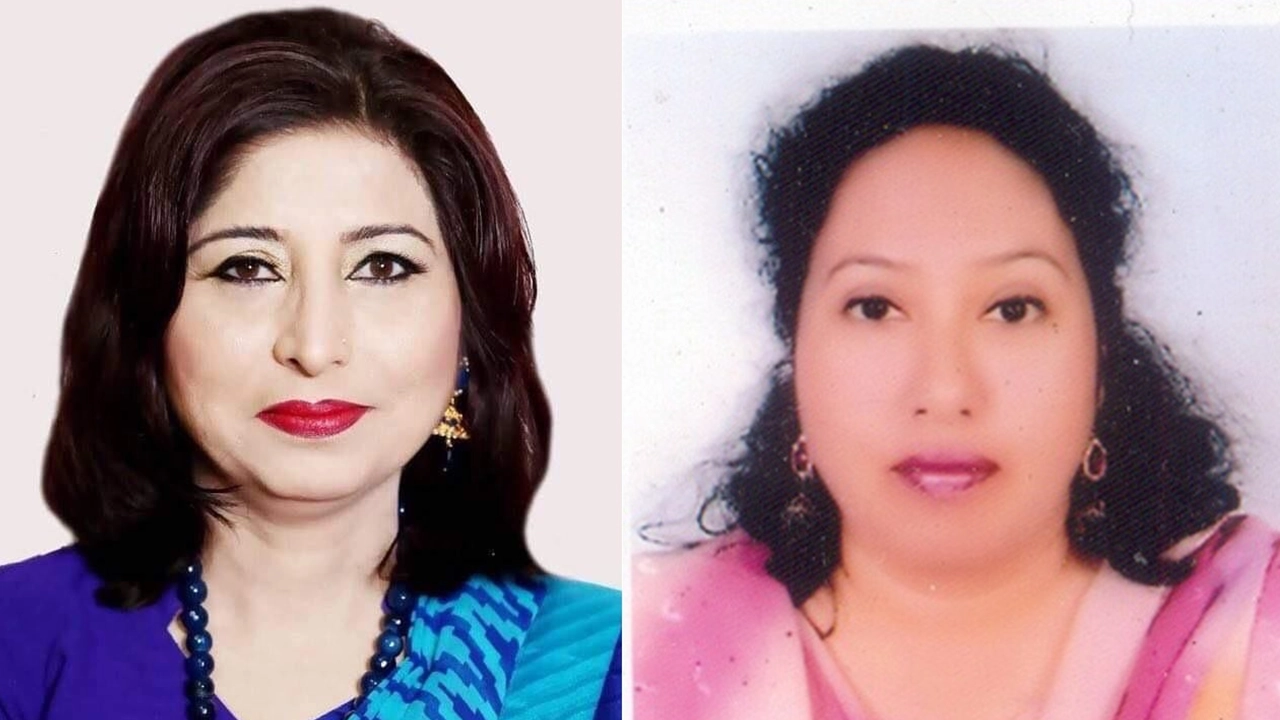অতিরিক্ত সচিব সৈয়দা সালমা জাফরিন এবং যুগ্মসচিব ইয়াসমিন বেগম। ছবি : সংগৃহীত