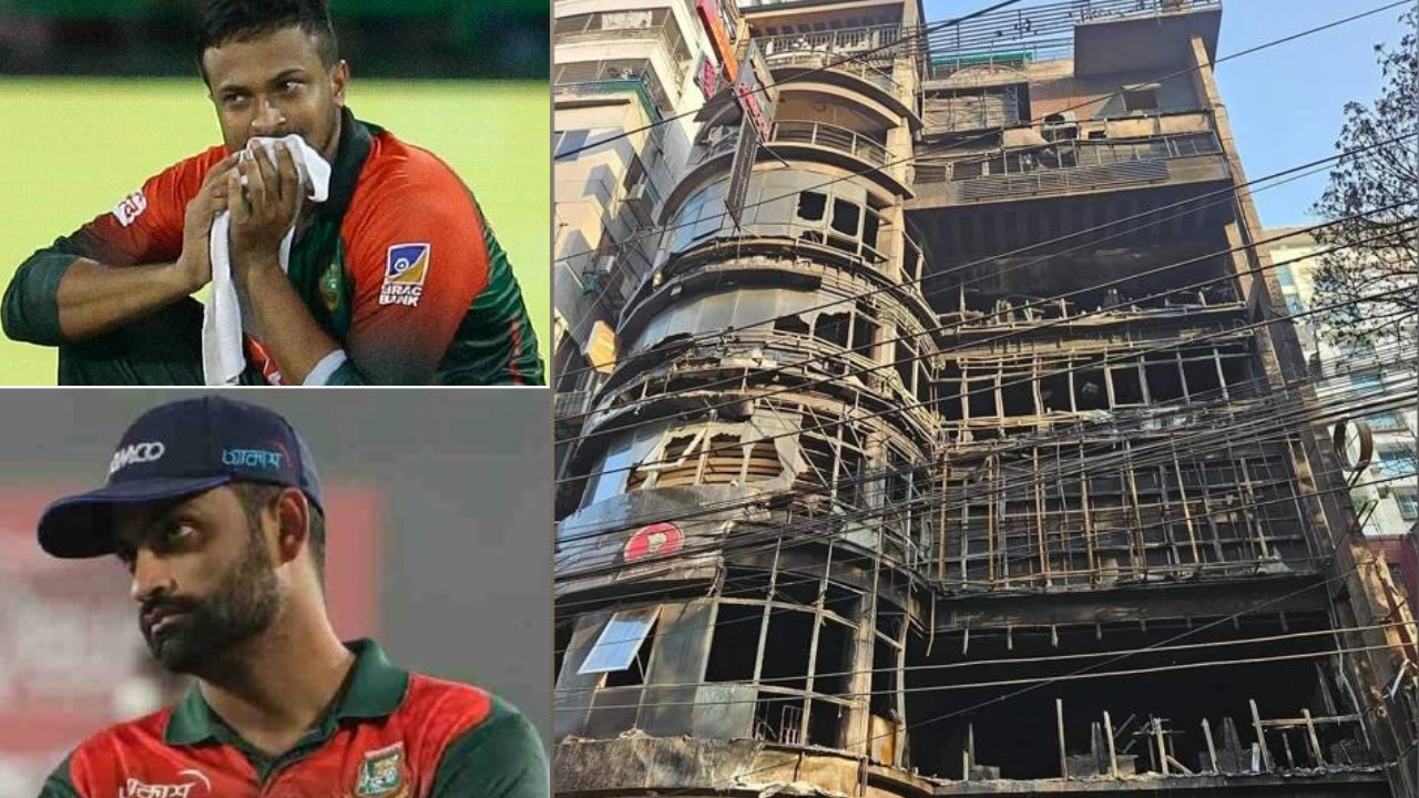 বেইলি রোডের অগ্নিকান্ডে শোক জানিয়েছেন সাকিব-তামিমের মতো তারকারা। ছবি : সংগৃহীত