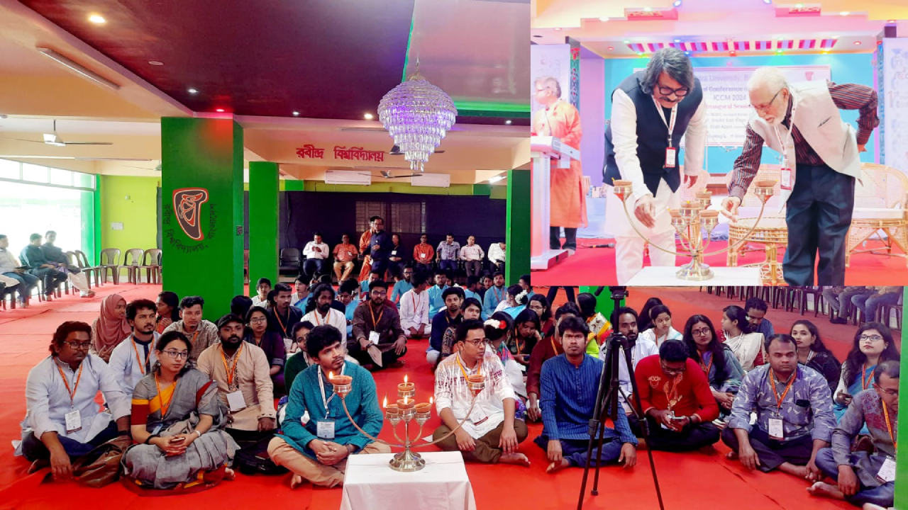 রবীন্দ্র বিশ্ববিদ্যালয়ে ইন্টারন্যাশনাল ক্ল্যাসিক্যাল কনফারেন্স। ছবি : সৌজন্য