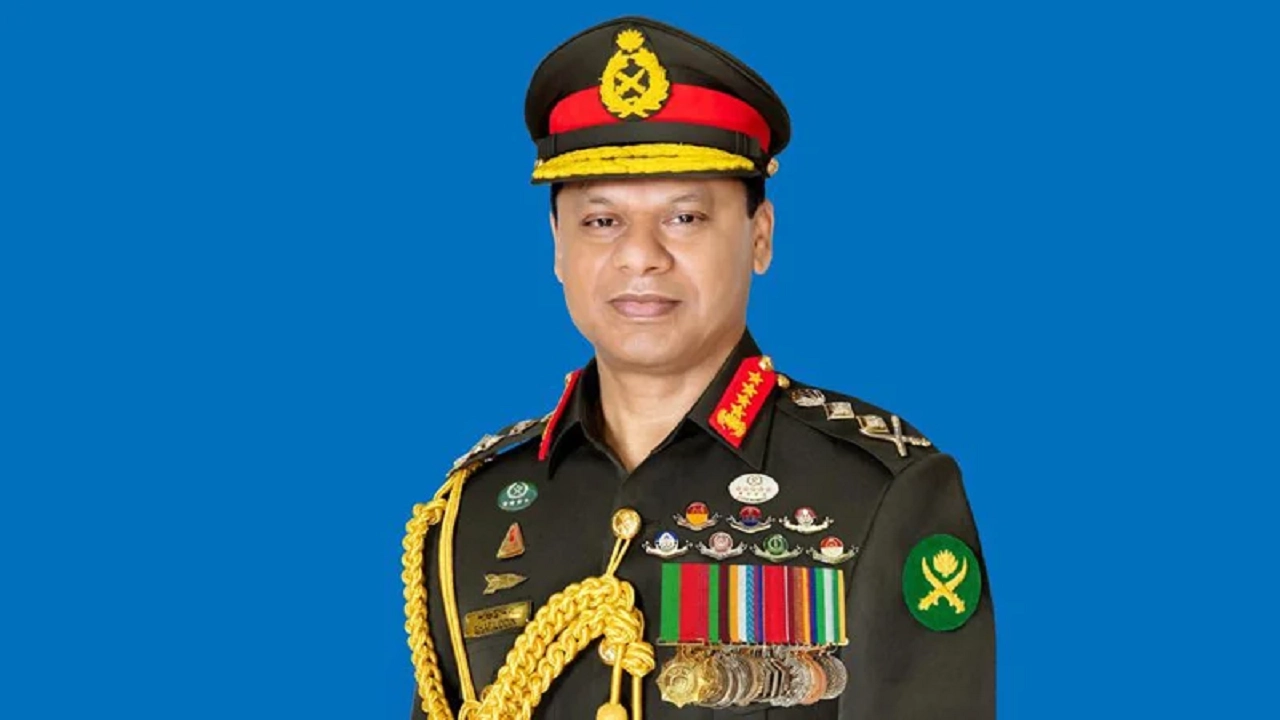 সেনাবাহিনী প্রধান জেনারেল এস এম শফিউদ্দিন আহমেদ। ছবি : সংগৃহীত