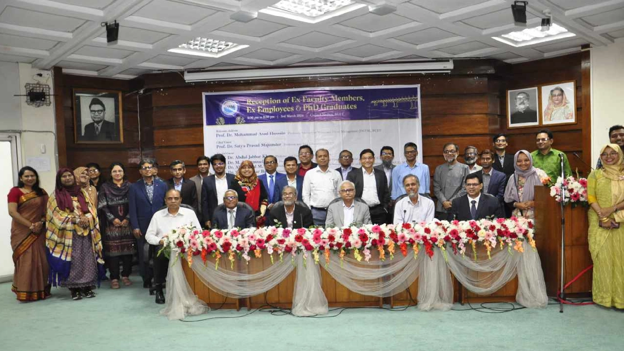 বুয়েটের পানি ও বন্যা ব্যবস্থাপনা ইনস্টিটিউটের ৫০ বছর পূর্তি উদযাপন। ছবি : কালবেলা
