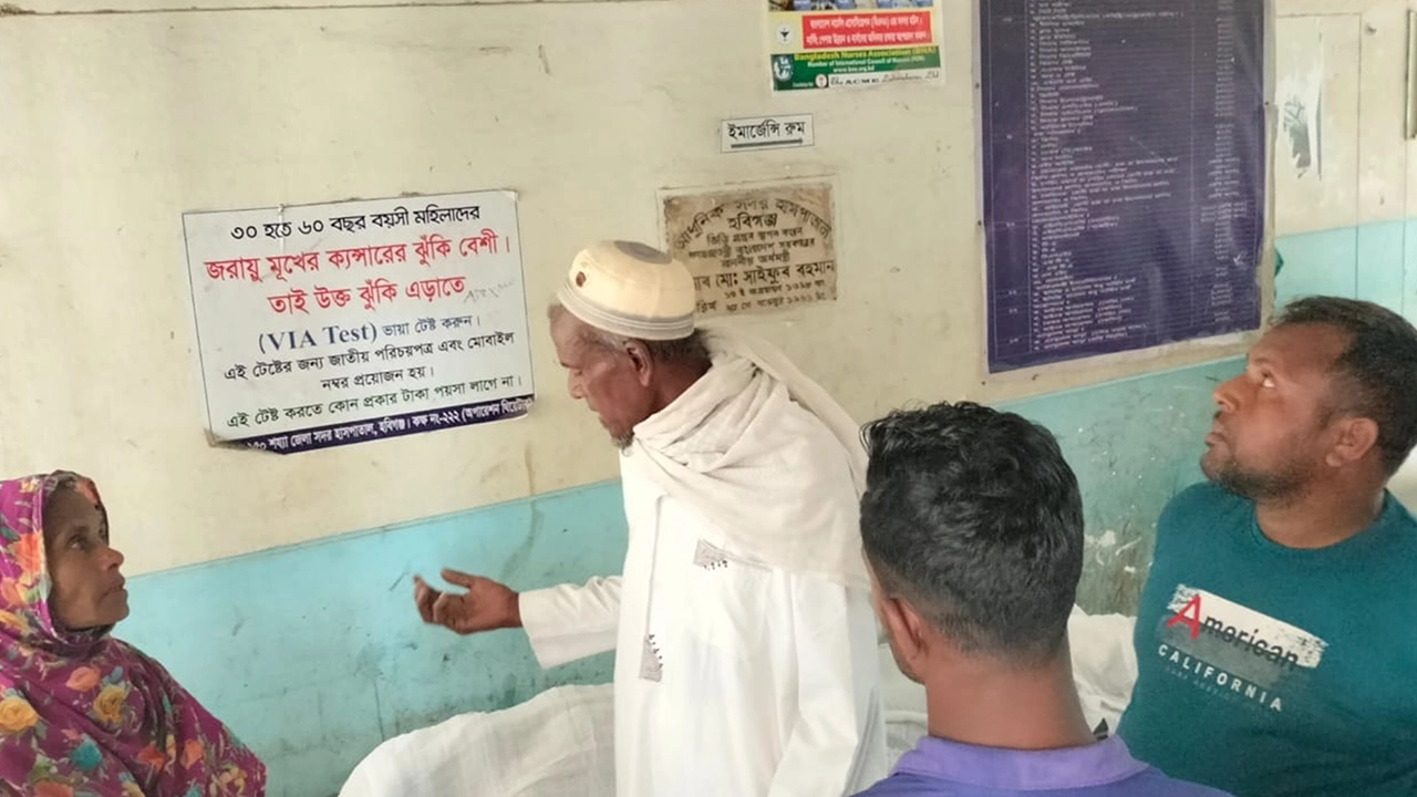 হবিগঞ্জে গ্রাম্য মেলায় শিশুদের ঝগড়াকে কেন্দ্র করে দু’পক্ষের সংঘর্ষ। ছবি : কালবেলা