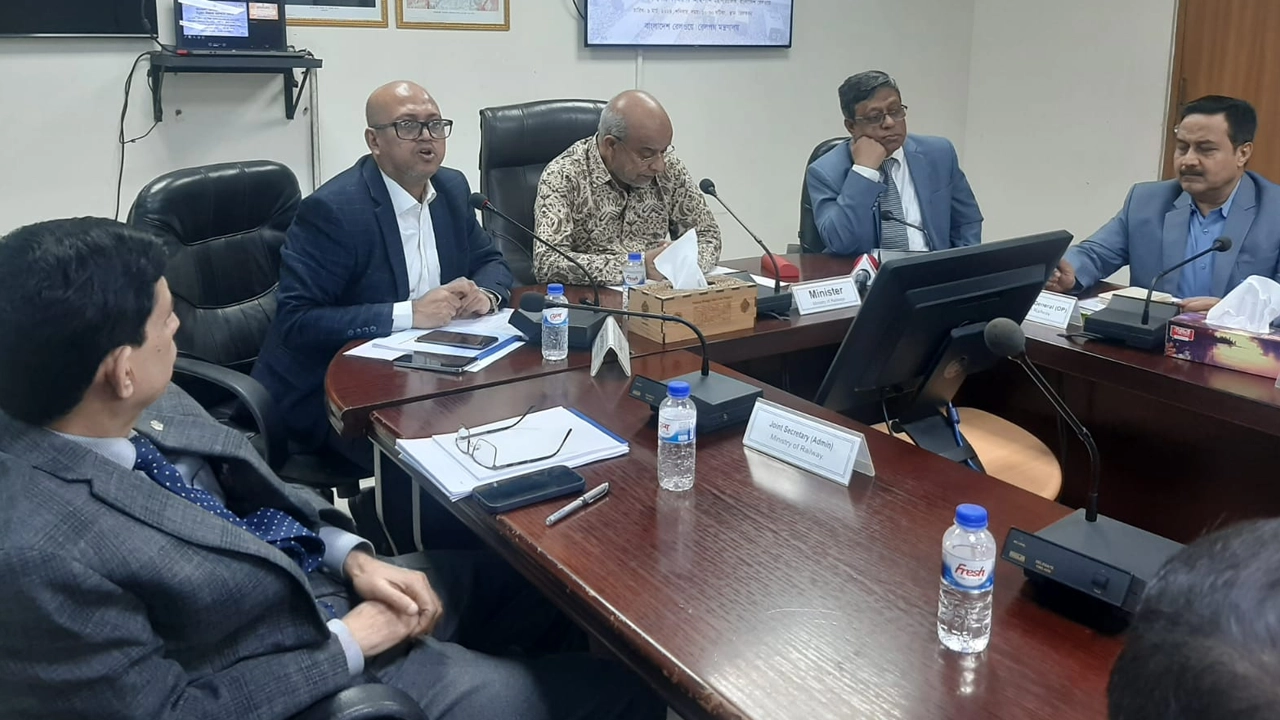 রেল মন্ত্রণালয় ও রিপোর্টার্স ফর রেল অ্যান্ড রোড’র যৌথসভা। ছবি : সংগৃহীত