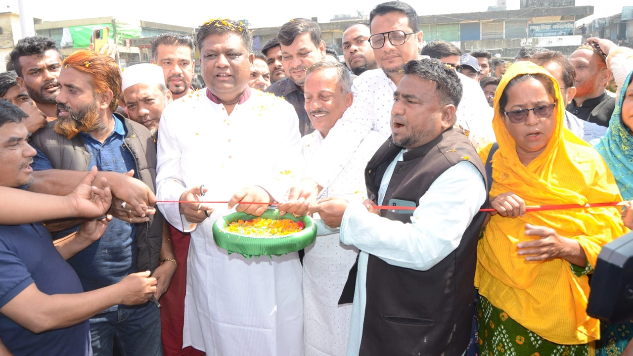 সিলেট নগরীর লালদিঘি মাঠে হকার পুনর্বাসন কর্মসূচির উদ্বোধন। ছবি : কালবেলা