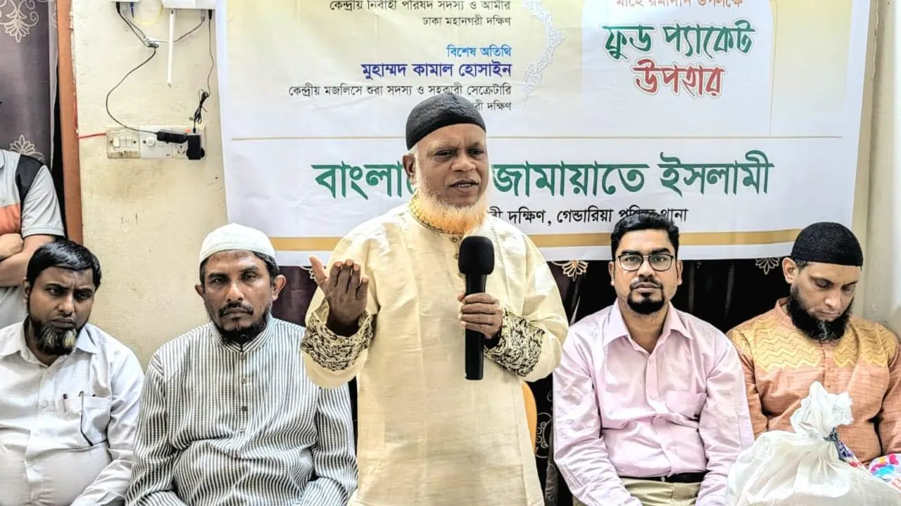 বাংলাদেশ জামায়াতে ইসলামীর কেন্দ্রীয় নির্বাহী পরিষদ সদস্য ও ঢাকা মহানগরী দক্ষিণের আমির নূরুল ইসলাম বুলবুল। ছবি : সংগৃহীত