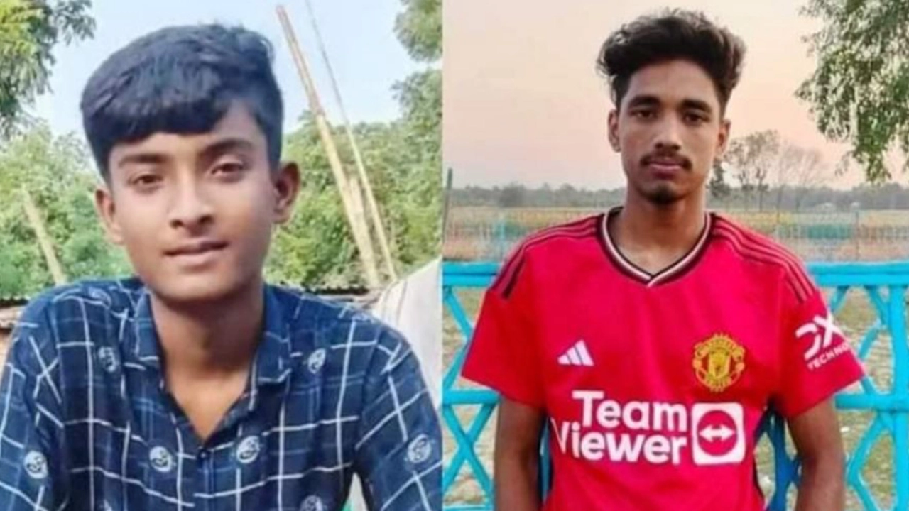নিহত রাজন (বামে) ও সোহাগ (ডানে)। ছবি : কালবেলা