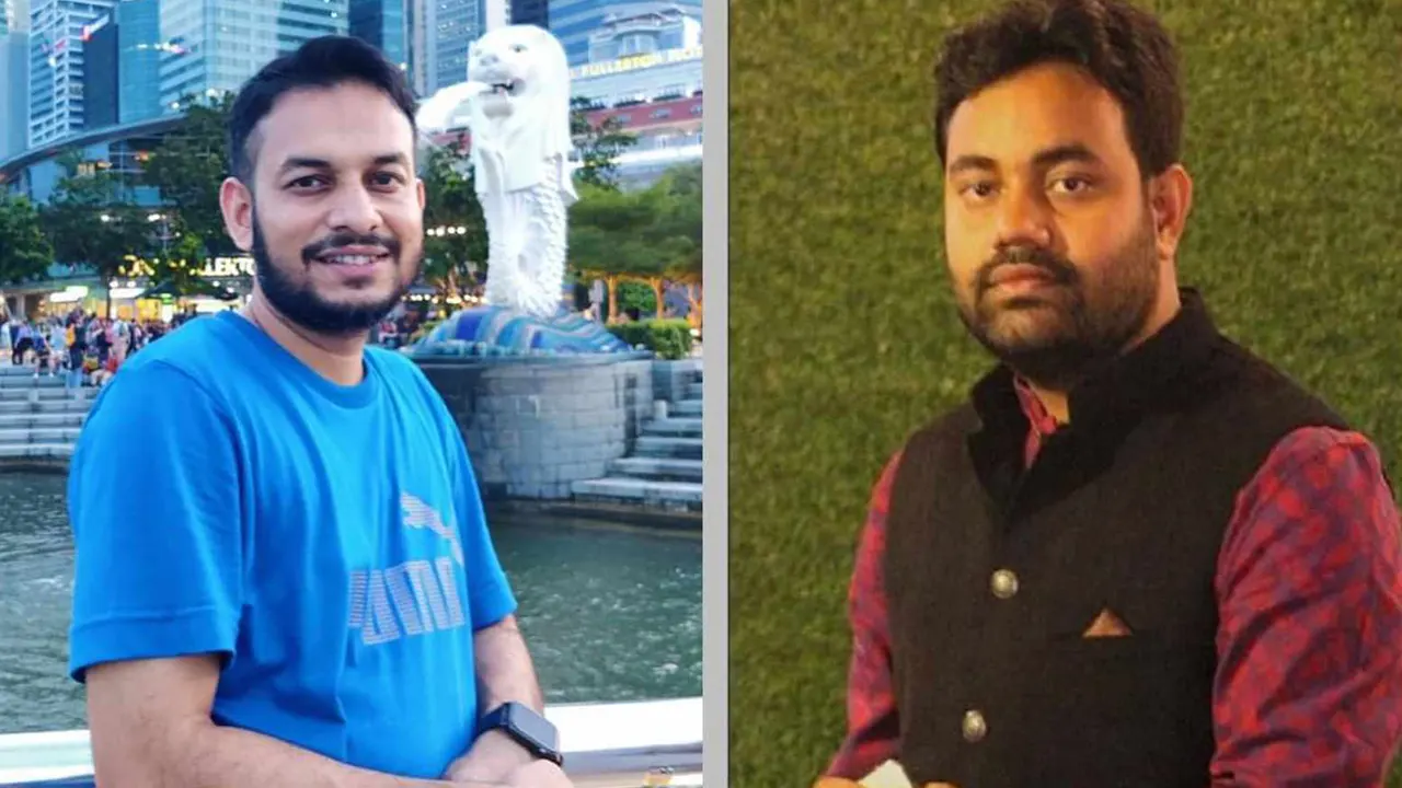 সহযোগী অধ্যাপক রেজুয়ান আহমেদ শুভ্র ও সহকারী অধ্যাপক সাজন সাহা। ছবি : সংগৃহীত