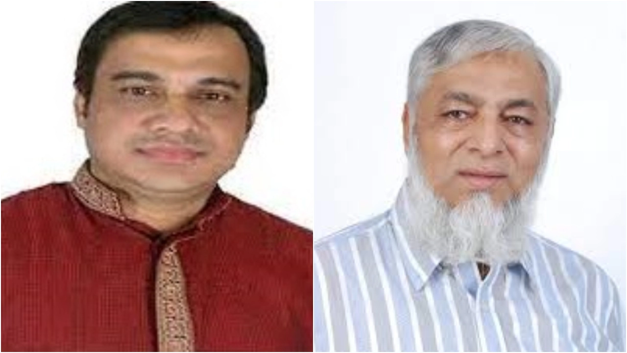 রেজাউল হাসান কয়েস লোদী ও নাসিম হোসাইন। ছবি : সংগৃহীত