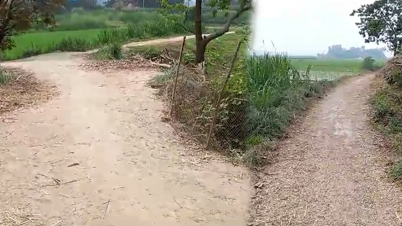 পাকা রাস্তা পেতে যাচ্ছে তিন গ্রামের মানুষ। ছবি : কালবেলা