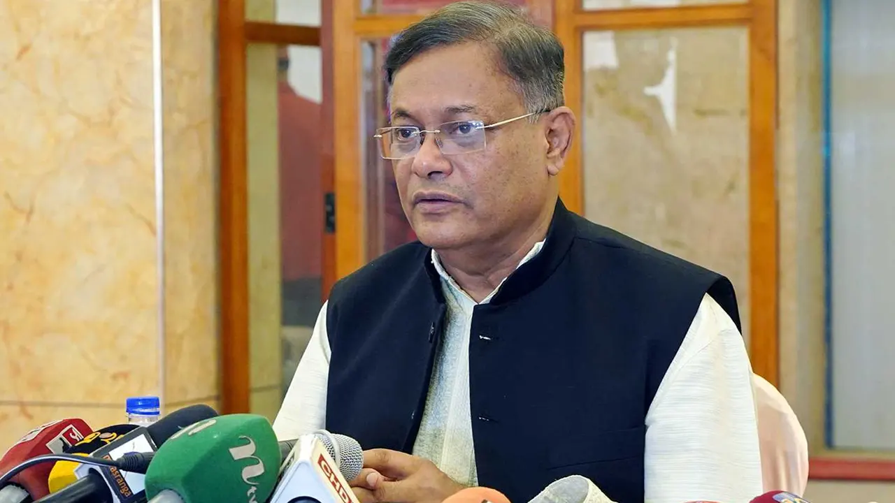 পররাষ্ট্রমন্ত্রী ড. হাছান মাহমুদ। পুরোনো ছবি