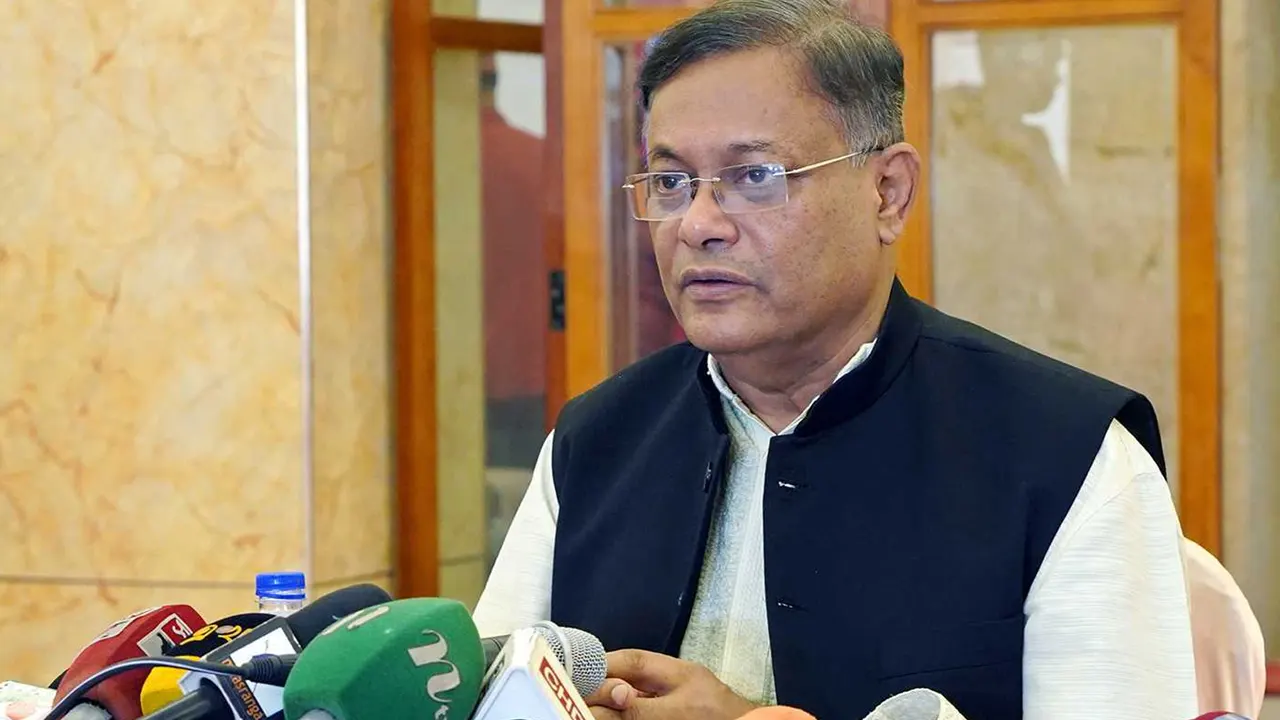 পররাষ্ট্রমন্ত্রী ও আওয়ামী লীগের যুগ্ম সাধারণ সম্পাদক ড. হাছান মাহমুদ। পুরোনো ছবি