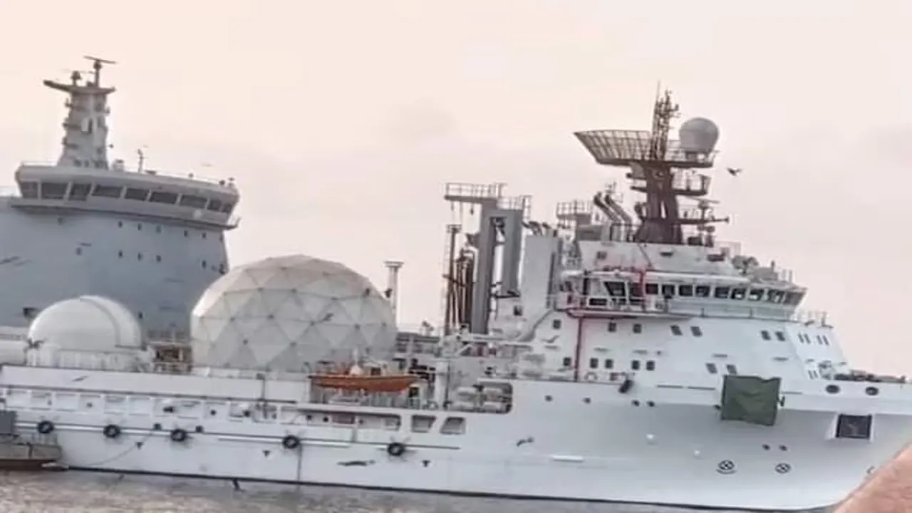পাকিস্তানের গুপ্তচর জাহাজ। ছবি : সংগৃহীত