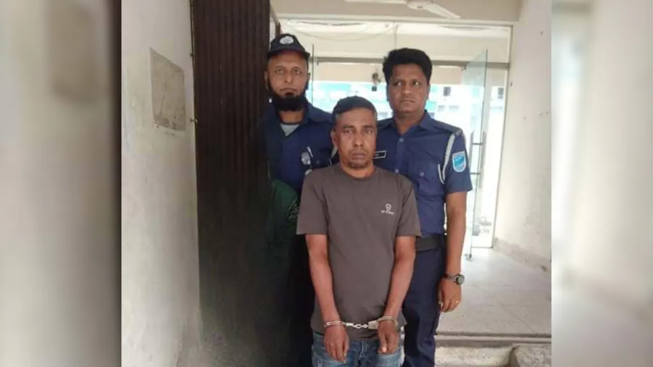 গ্রেপ্তারকৃত আসামি মো. মারজুম মৃধা। ছবি : সংগৃহীত