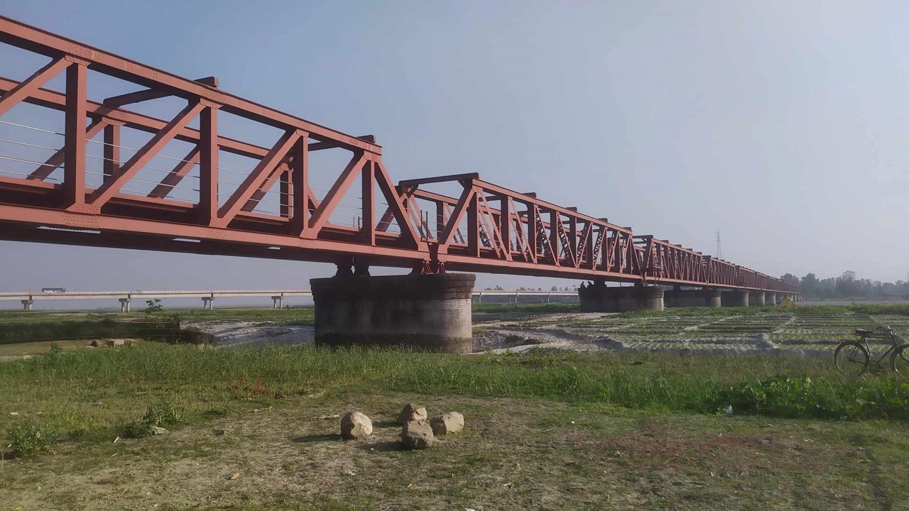 খরস্রোতা তিস্তা এখন ধু ধু মরুভূমি। ছবি : কালবেলা