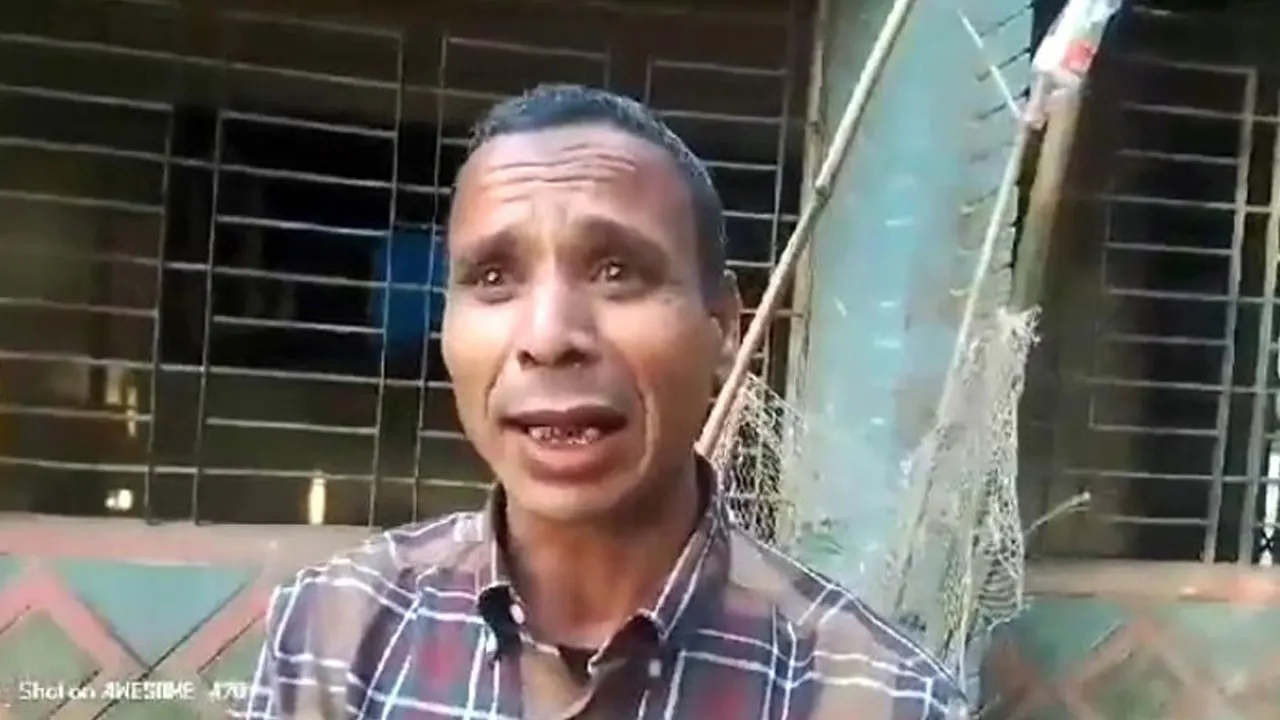 নৈশপ্রহরী বশির উদ্দিন। ছবি : কালবেলা
