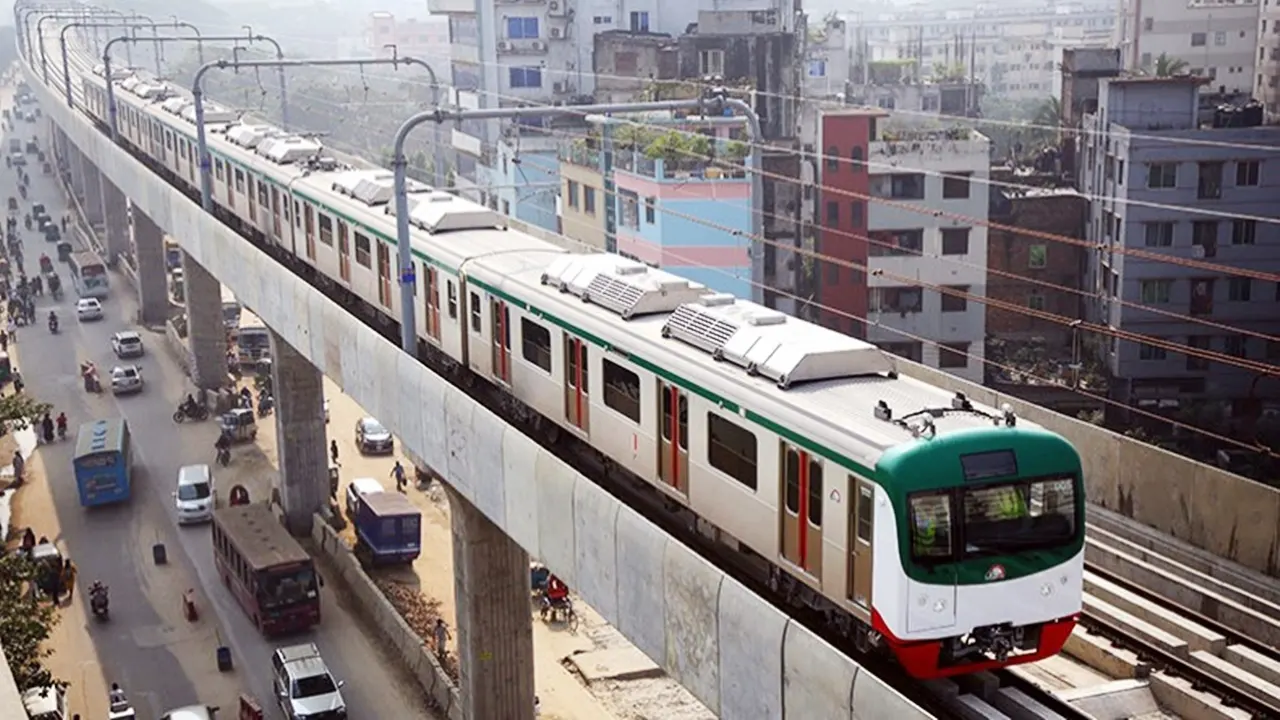 মেট্রোরেল। ছবি : সংগৃহীত