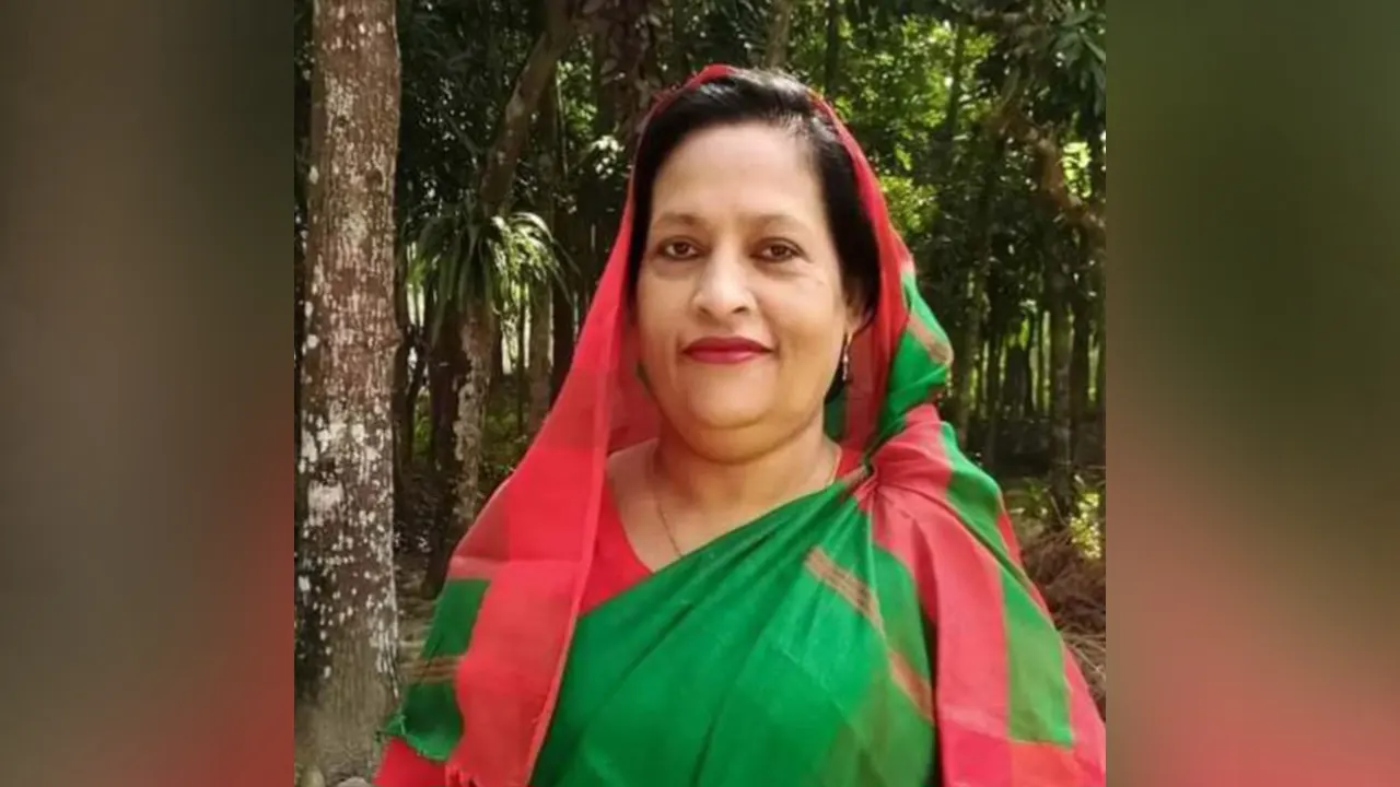 গ্রেপ্তার চেয়ারম্যান কাজী জেসমিন আক্তার। ছবি : সংগৃহীত