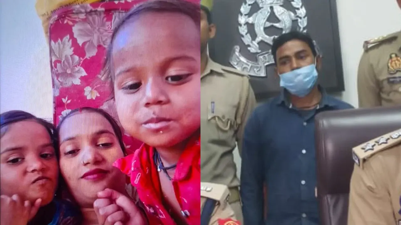 অভিযুক্ত রাম লগন এবং তার স্ত্রী ও ছেলে-মেয়ে
