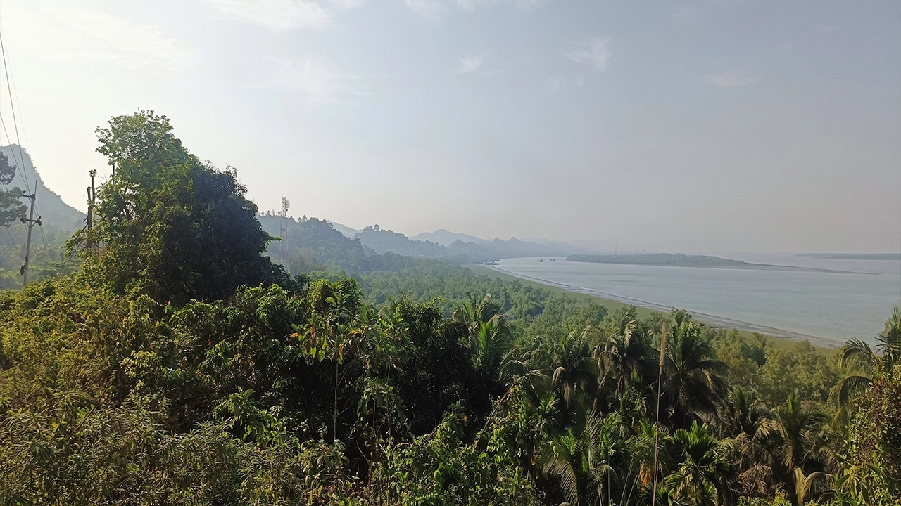 টেকনাফ সীমান্ত। ছবি : কালবেলা