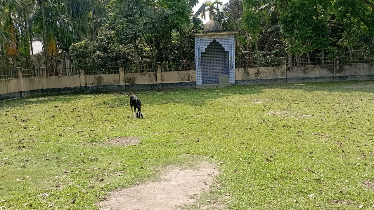 রংপুরের ইটাকুমারী পূর্বপাড়া ঈদগাহ মাঠ। ছবি : কালবেলা