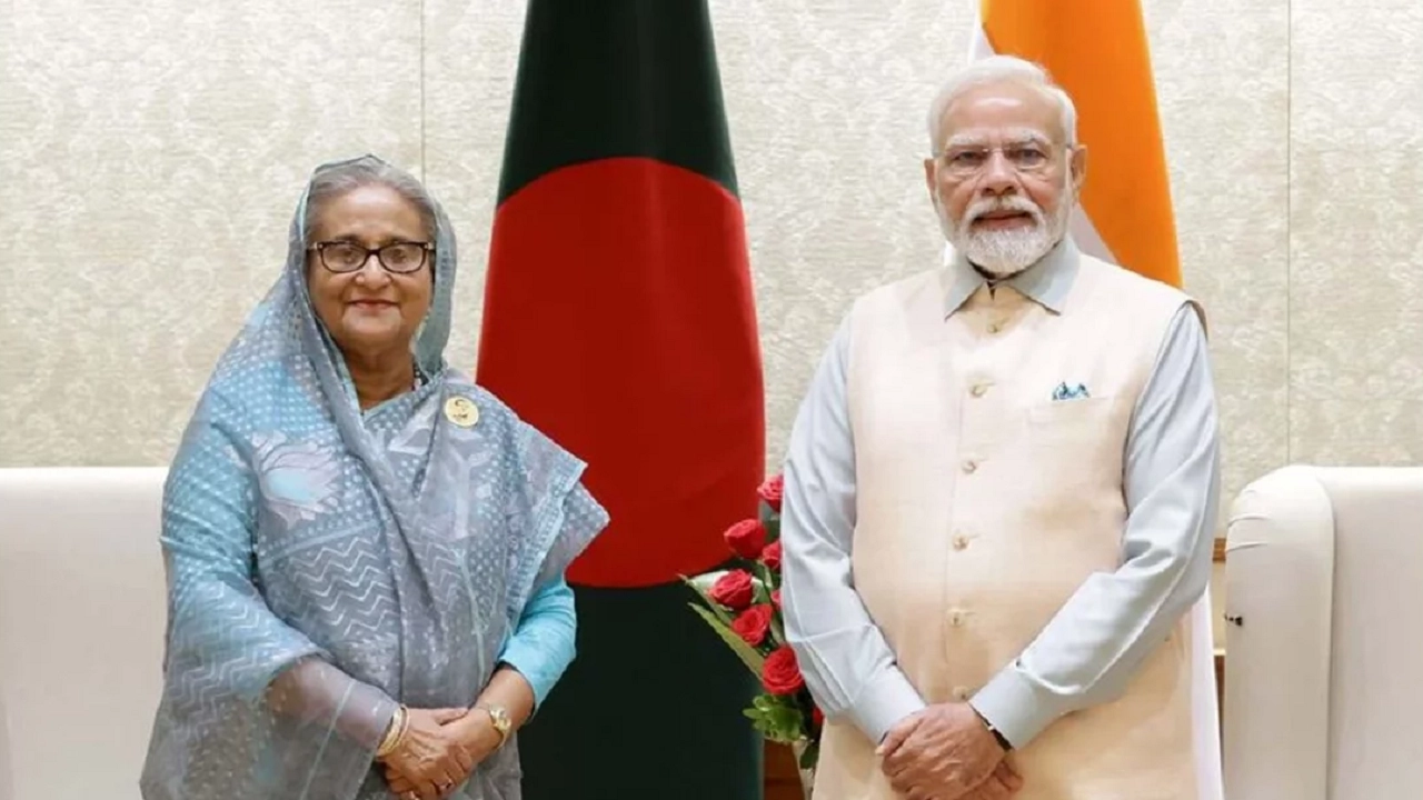 শেখ হাসিনা ও নরেন্দ্র মোদি। ছবি : সংগৃহীত