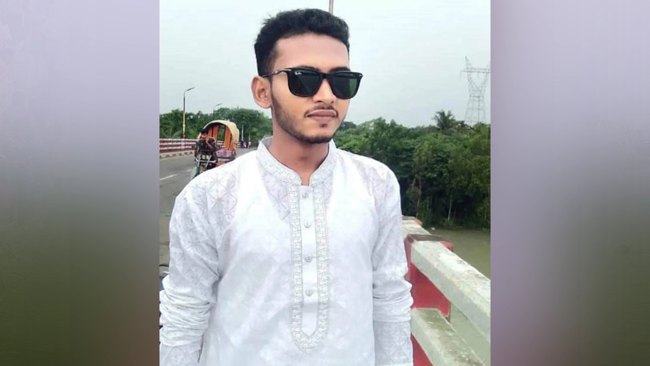 ছাত্রলীগ নেতা রাজু শেখ। ছবি : কালবেলা