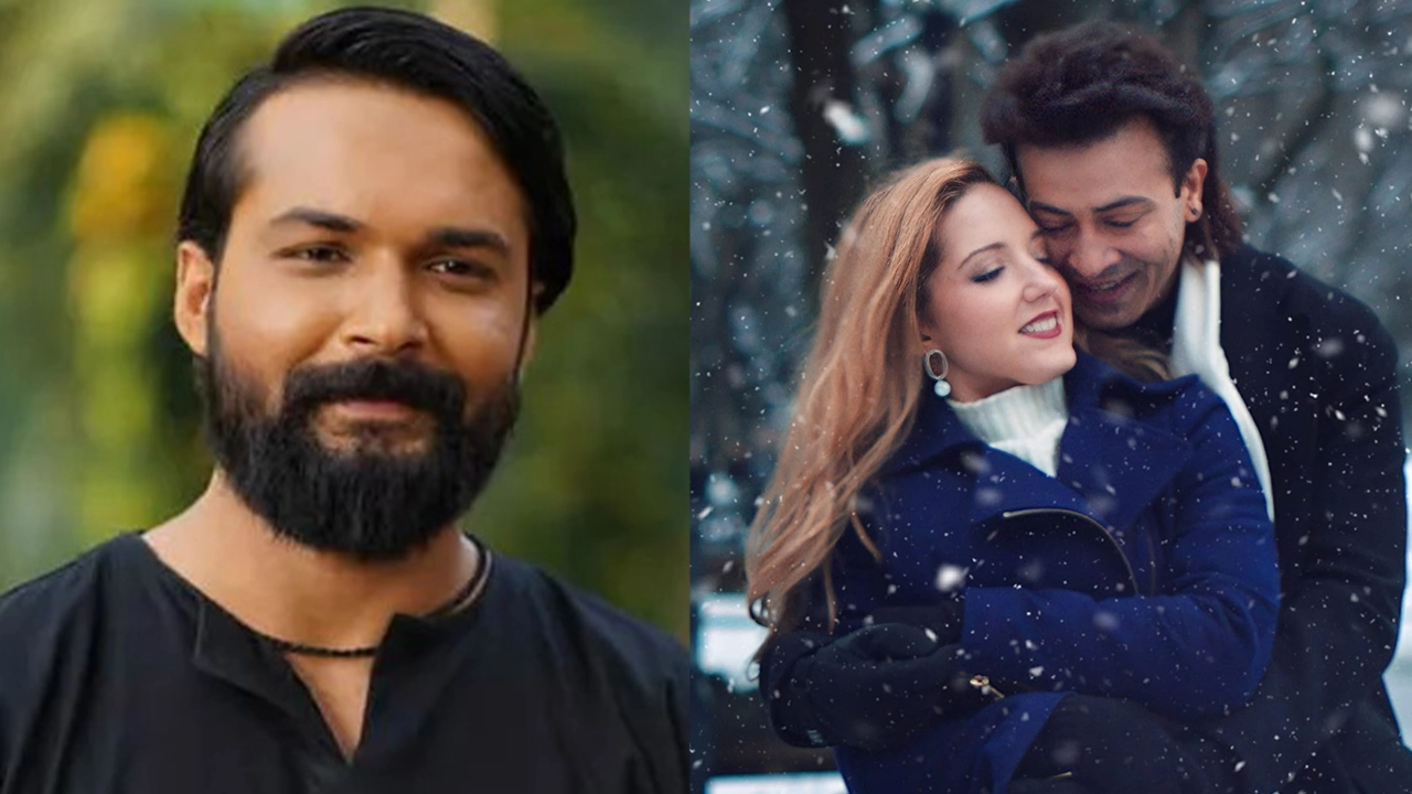 আদর আজাদ, শাকিব-কোর্টনি। ছবি : সংগৃহীত