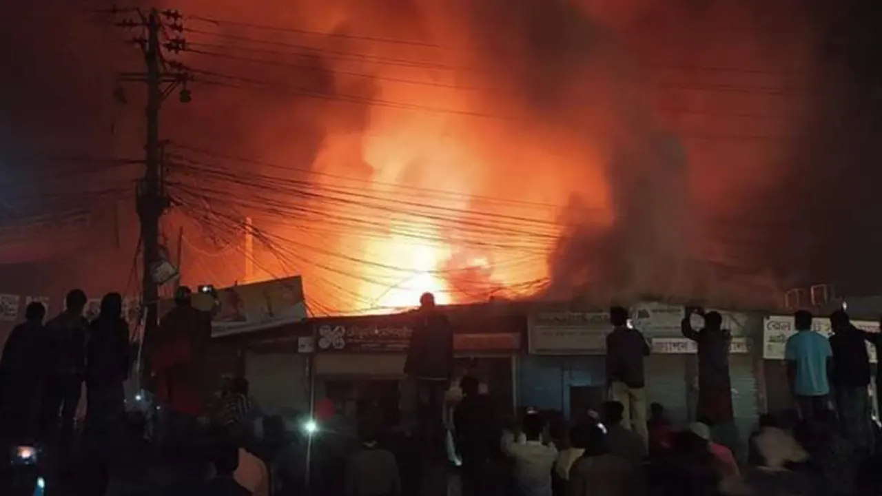 অগ্নিকাণ্ড। ছবি : সংগৃহীত