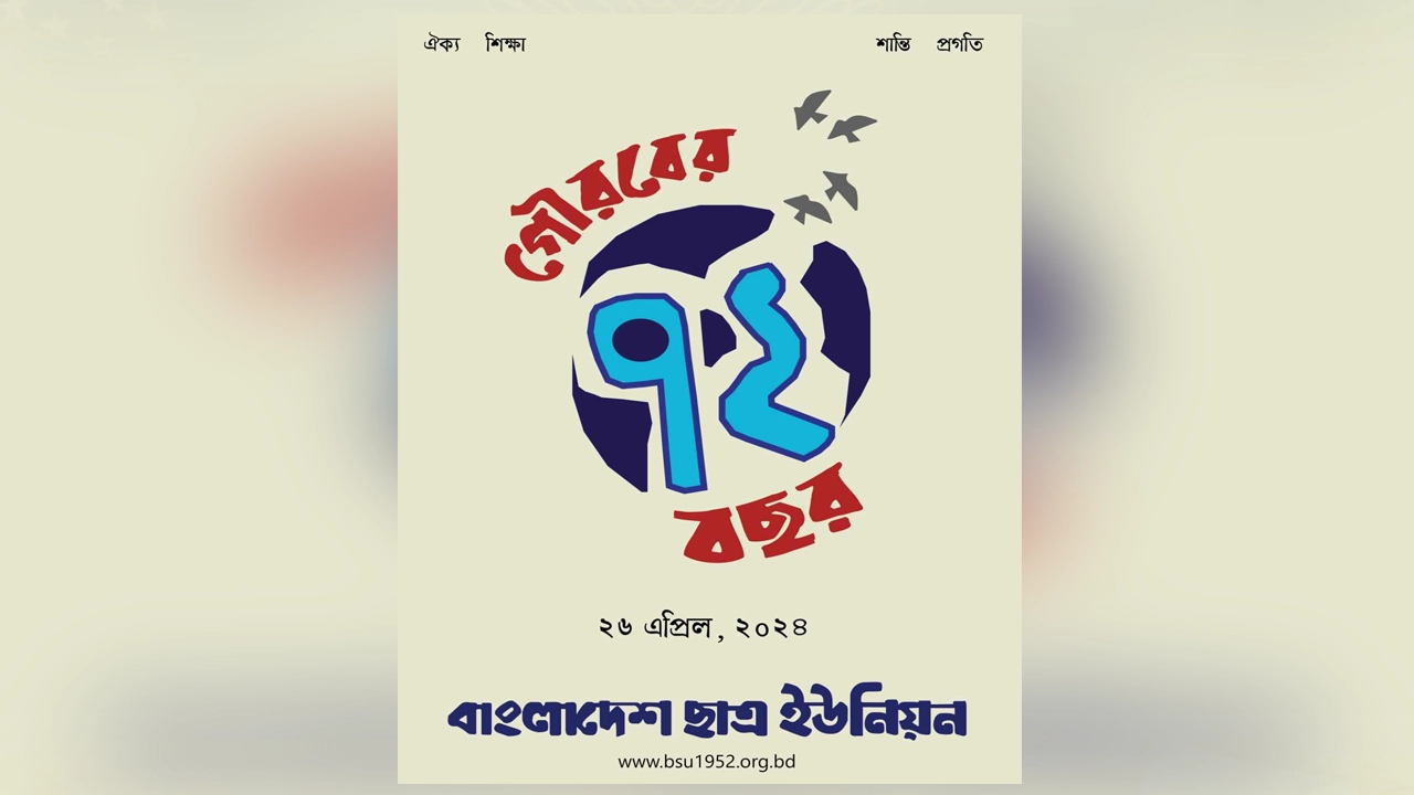 ৭৩ বছরে পদার্পণ করল বাংলাদেশ ছাত্র ইউনিয়ন। ছবি : সংগৃহীত