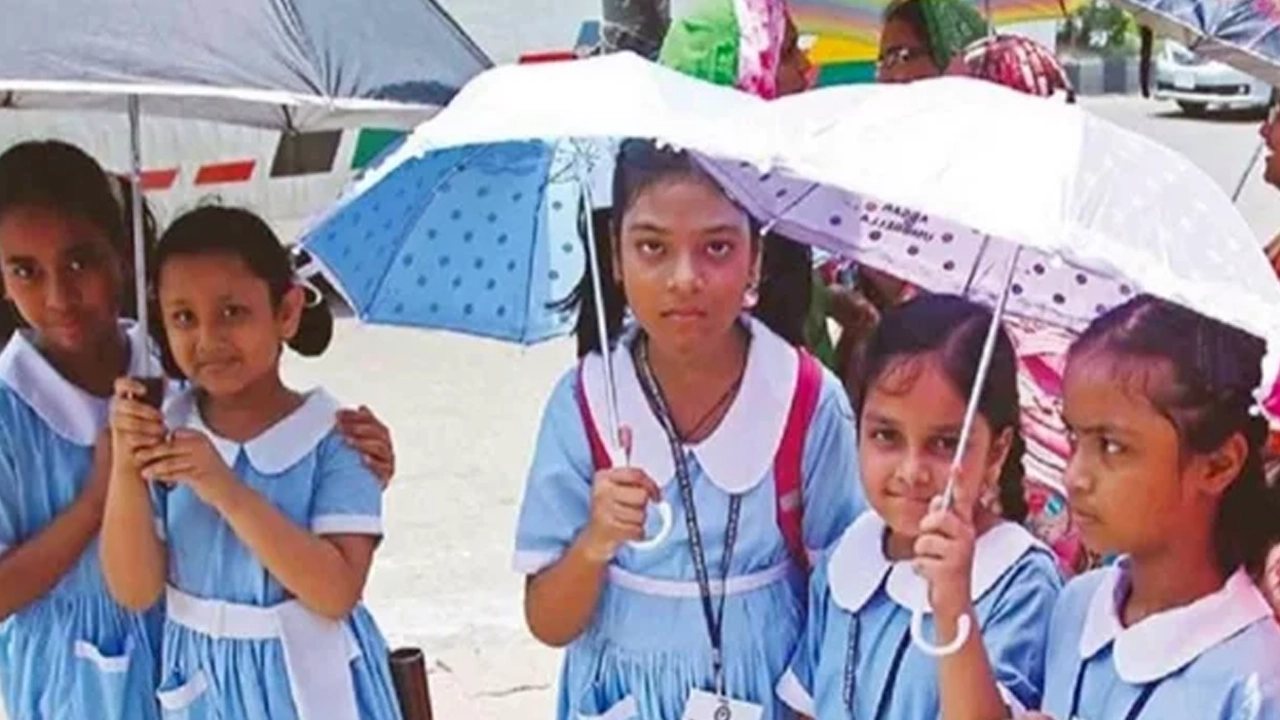 তীব্র দাবদাহের কারণে ৫ জেলার শিক্ষাপ্রতিষ্ঠান বন্ধ ঘোষণা। ছবি : সংগৃহীত