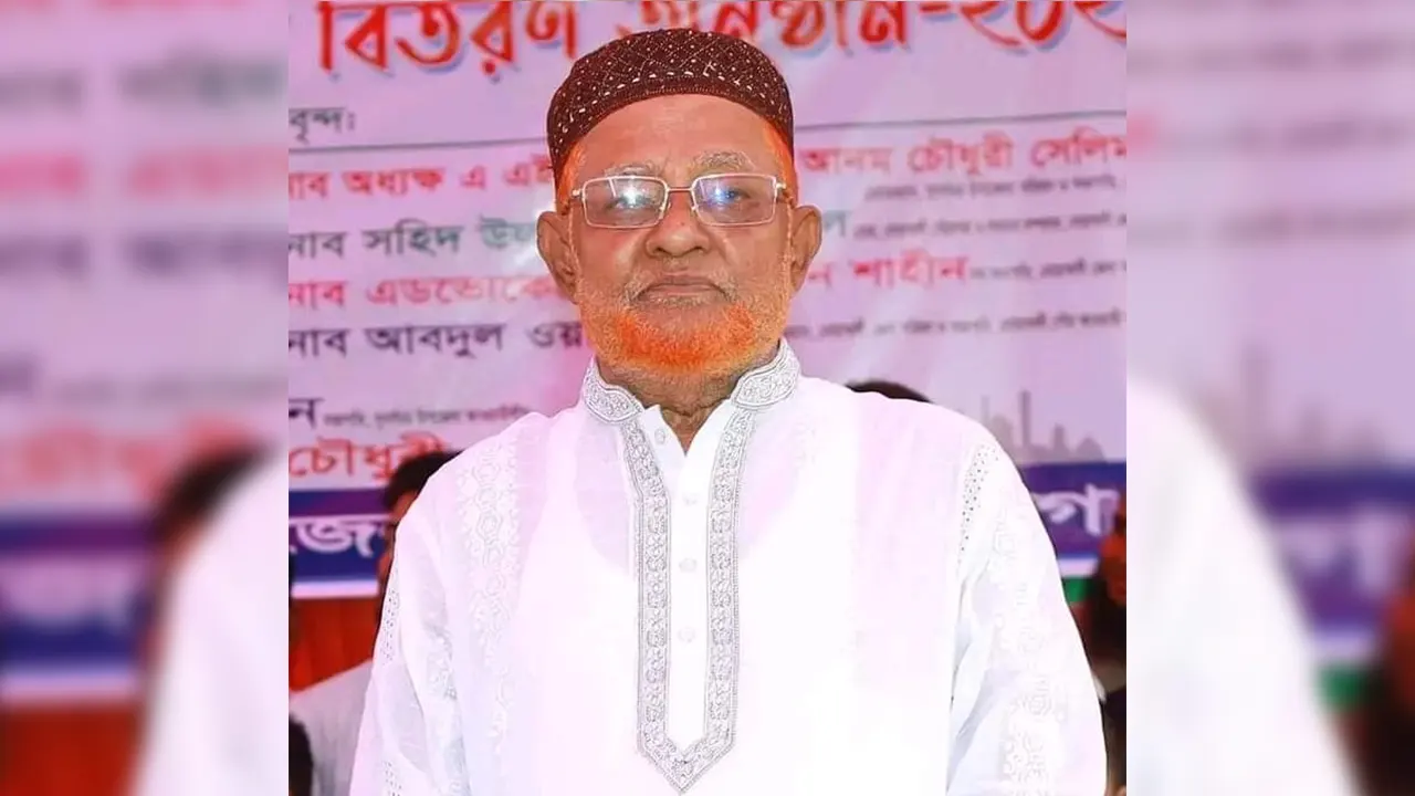 জেলা আ.লীগের সভাপতি ও চেয়ারম্যান প্রার্থী এ এইচ এম খায়রুল আনম চৌধুরী। ছবি : সংগৃহীত