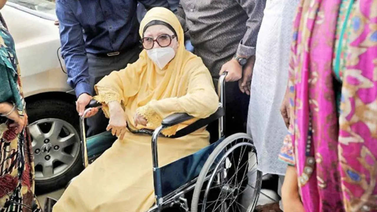 বিএনপি চেয়ারপারসন খালেদা জিয়া। পুরোনো ছবি