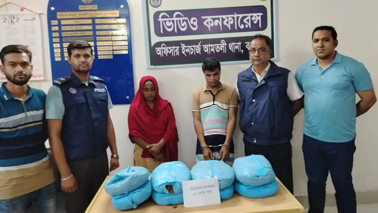 তানিয়া ও দেবর জসিম। ছবি : কালবেলা