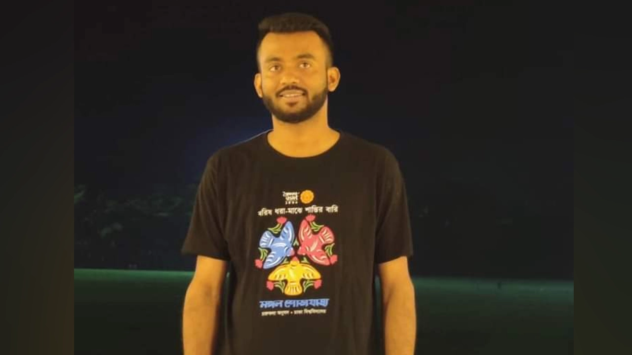 ছাত্রলীগের কেন্দ্রীয় নির্বাহী সংসদের সহ-সম্পাদক সাব্বির আহমেদ সিফাত। ছবি : সংগৃহীত