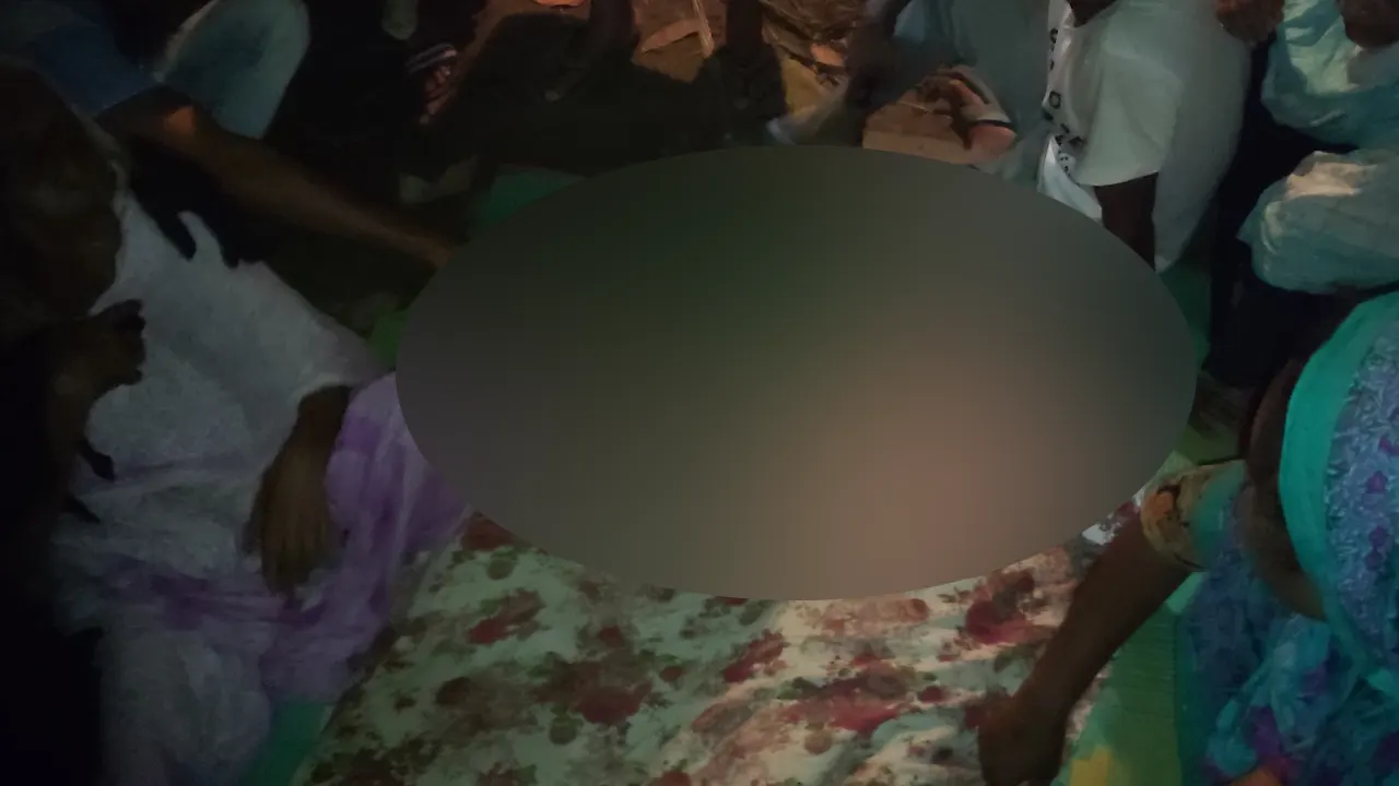 পুকুরে ডুবে ভাই-বোনের মৃত্যুর ঘটনায় স্বজনদের আহাজারি। ছবি : কালবেলা