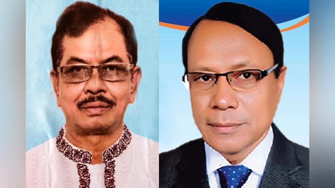 বিএনপি নেতা খন্দকার লিয়াকত হোসেন (বামে) ও  খন্দকার লিয়াকত হোসেন (ডানে)। ছবি : কালবেলা