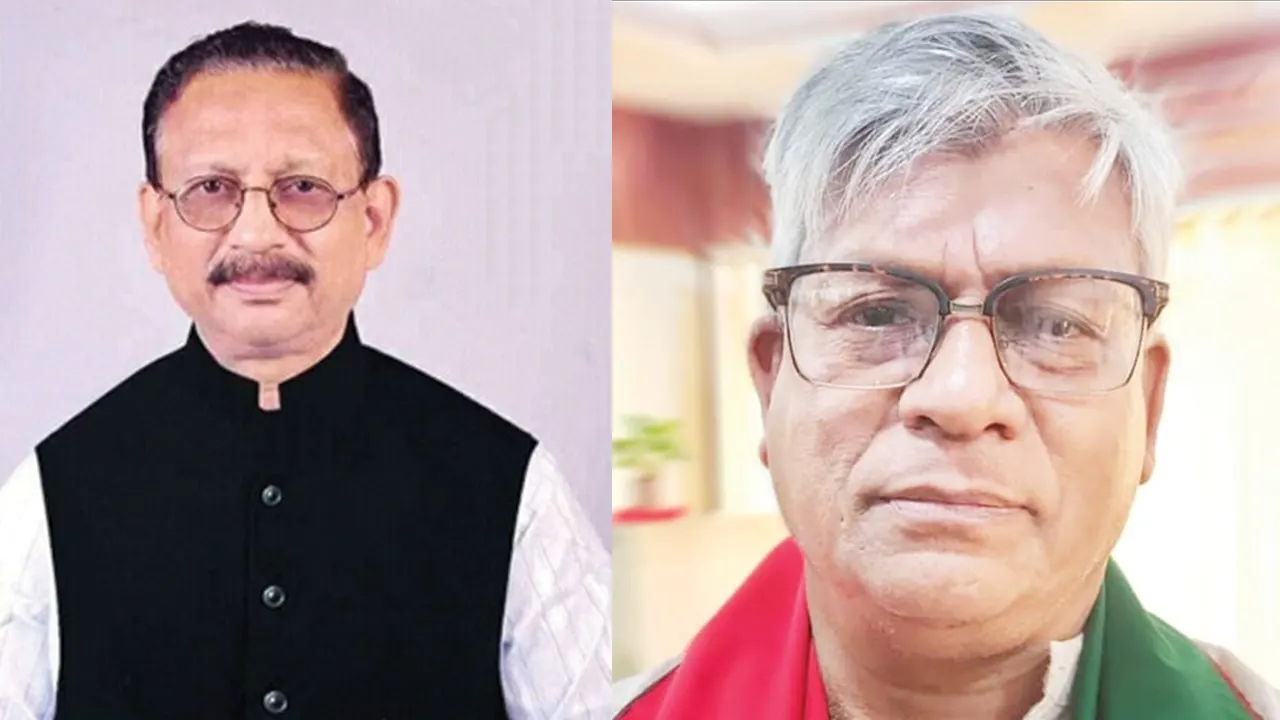 চসিক মেয়র বীর মুক্তিযোদ্ধা মো. রেজাউল করিম চৌধুরী ও সিডিএ চেয়ারম্যান বীর মুক্তিযোদ্ধা মোহাম্মদ ইউনুছ। ছবি : কালবেলা