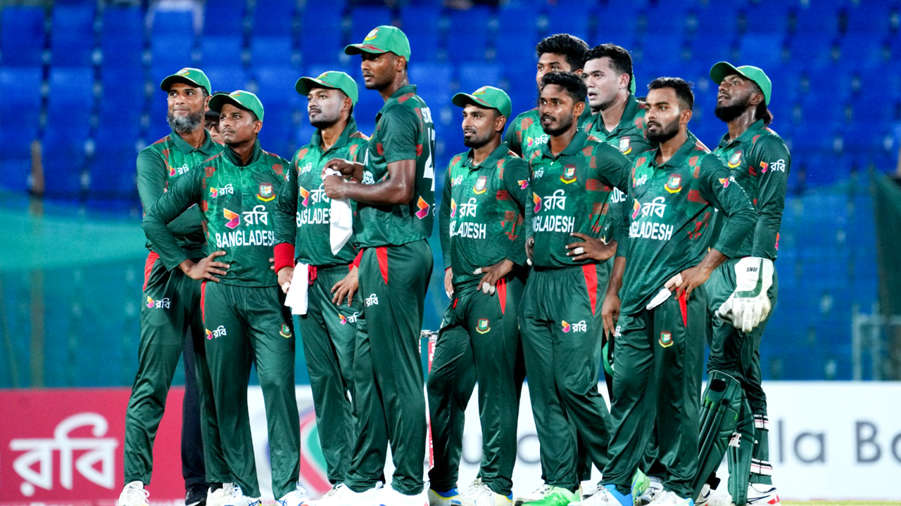 বাংলাদেশ জাতীয় ক্রিকেট দল। পুরনো ছবি