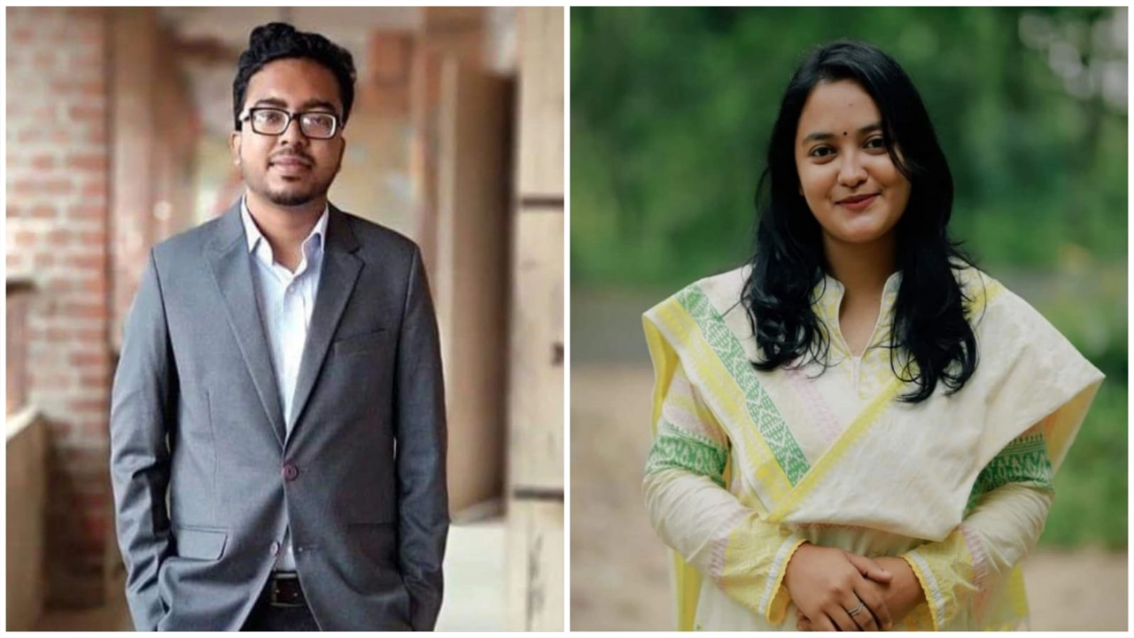 চবির আইইআর বিভাগের ডিবেটিং ক্লাবের সভাপতি কাওসার আলম ও সাধারণ সম্পাদক সায়মা বিনতে ইসলাম মিমি। ছবি : সংগৃহীত