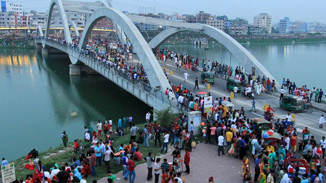 হাতিরঝিল লেক। পুরোনো ছবি
