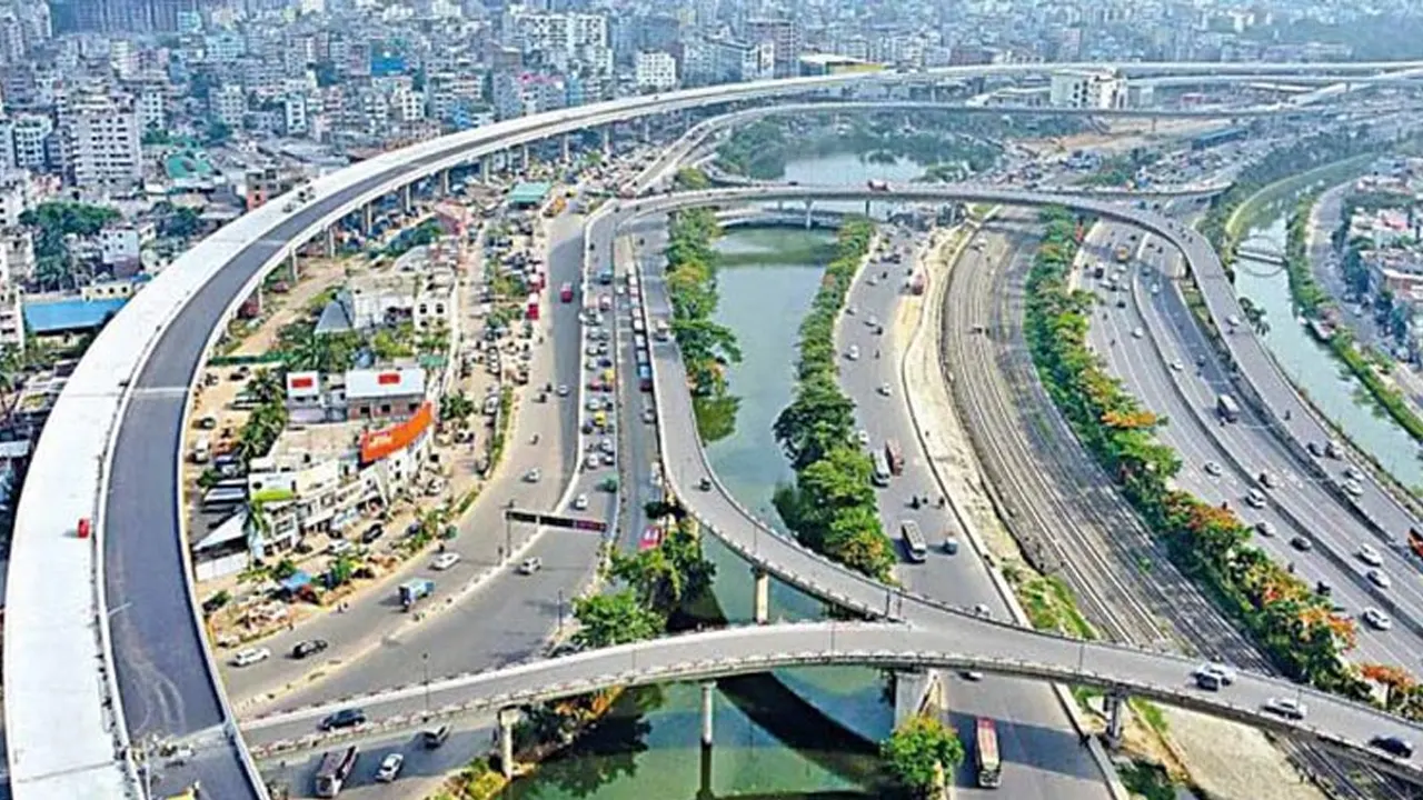 ঢাকা এলিভেটেড এক্সপ্রেসওয়ে। পুরোনো ছবি