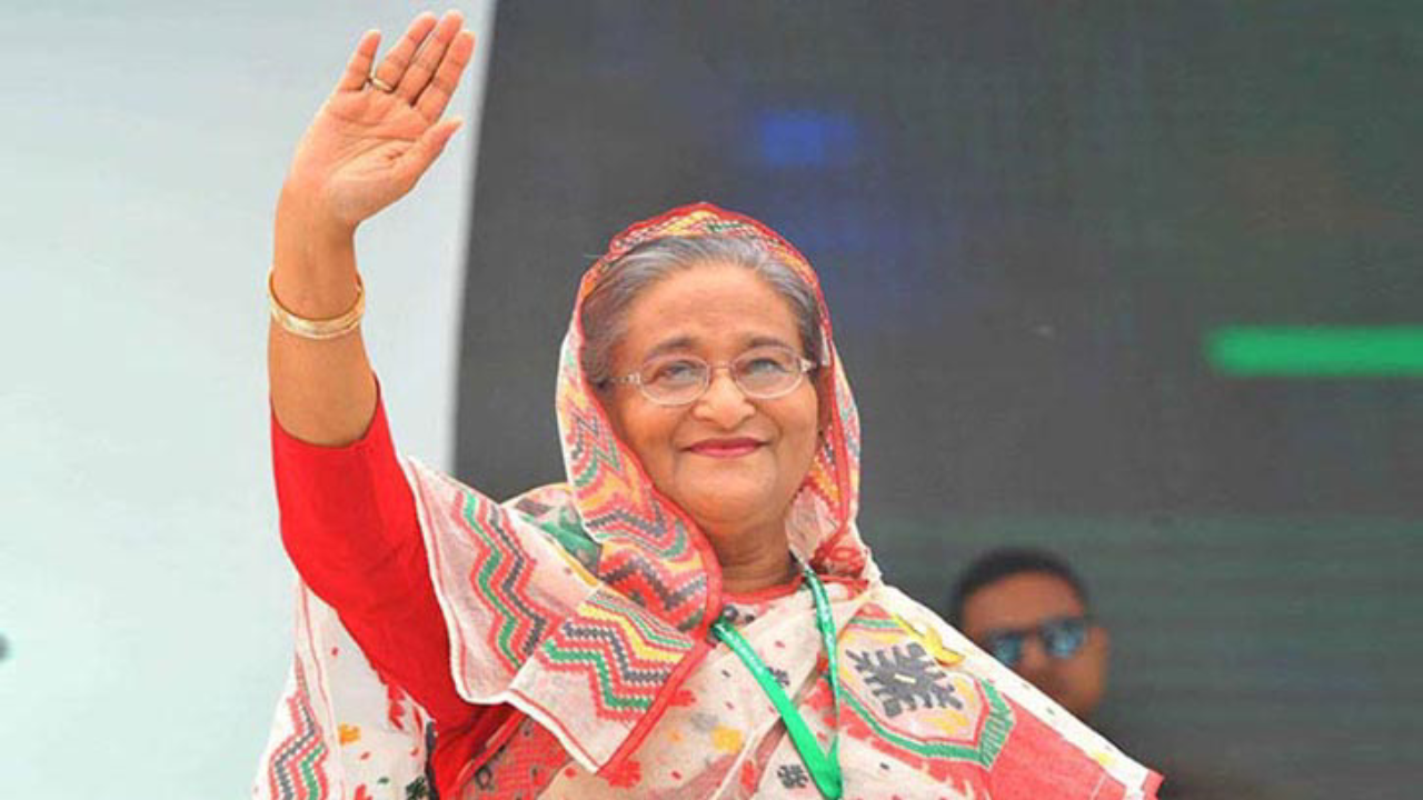 বাংলাদেশের বর্তমান প্রধানমন্ত্রী শেখ হাসিনা। ছবি : সৌজন্য