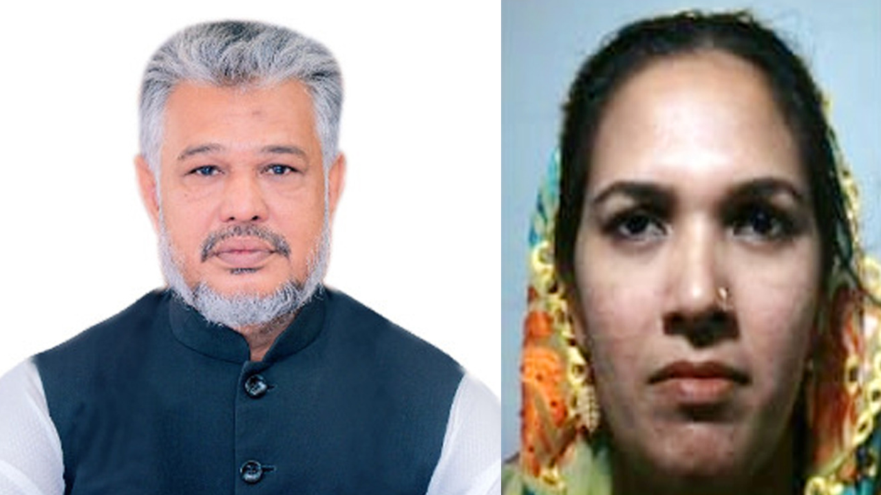 তৌহিদুল হক চৌধুরী ও তার স্ত্রী উম্মে সালমা। ছবি : সংগৃহীত