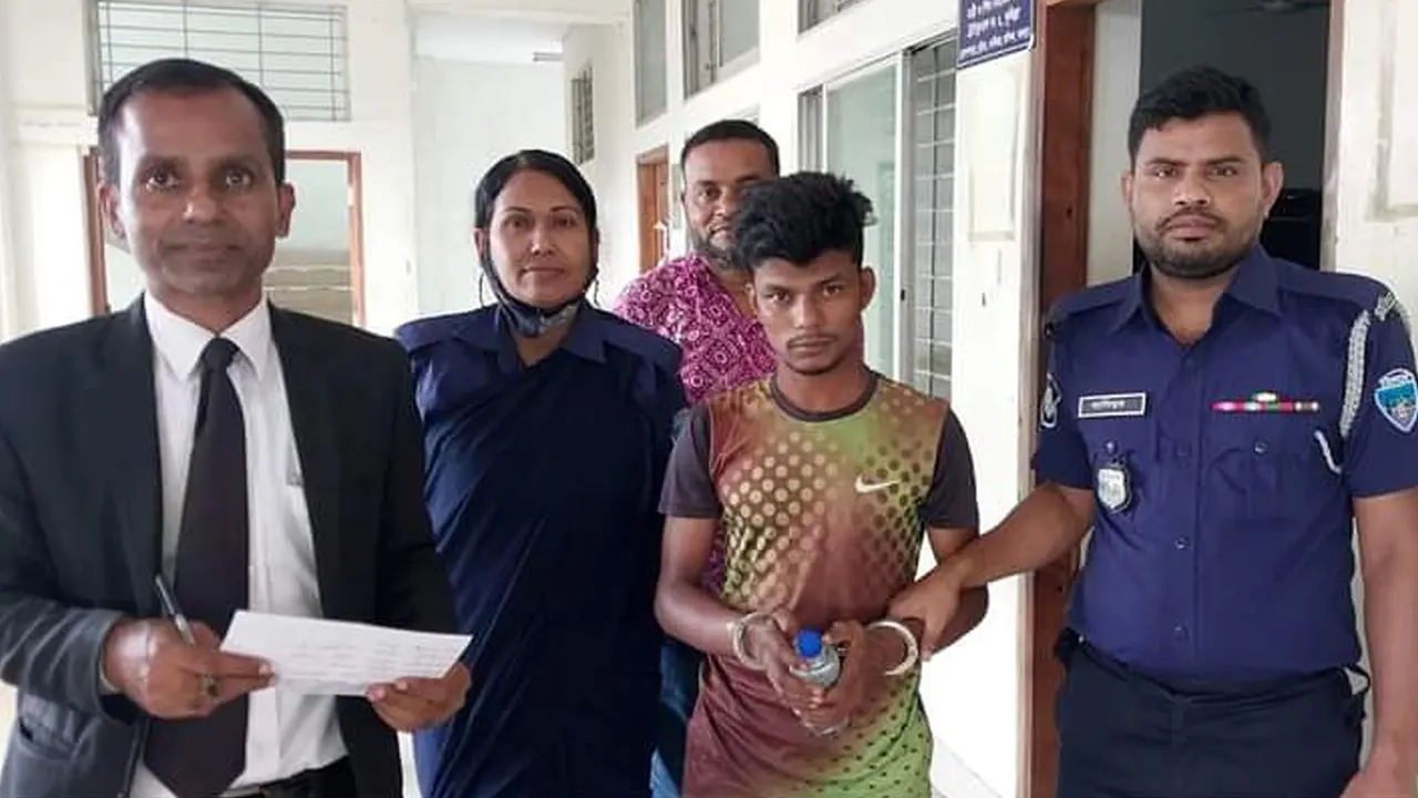 যাবজ্জীবন সশ্রম কারাদণ্ডপ্রাপ্ত আসামি ওমর ফারুক। ছবি : কালবেলা