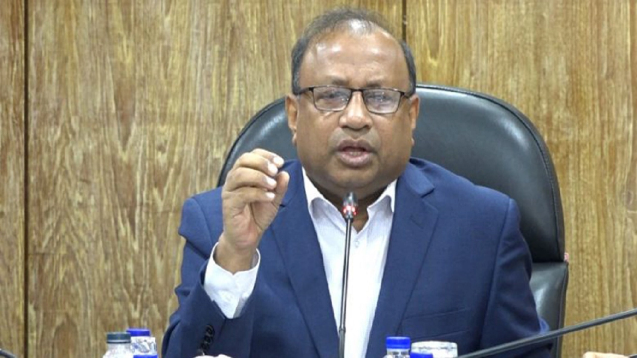 স্থানীয় সরকার, পল্লী ও উন্নয়ন ও সমবায়মন্ত্রী মো. তাজুল ইসলাম। পুরোনো ছবি