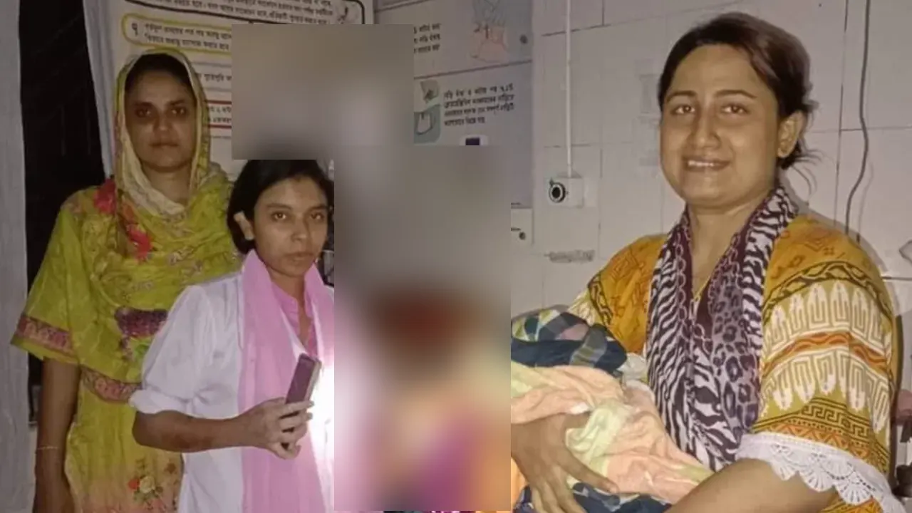 জন্ম নেওয়া নবজাতক। ছবি : কালবেলা